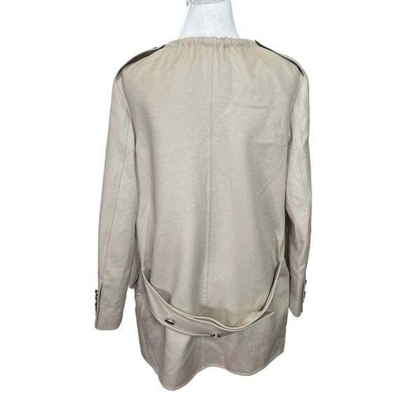 Max Mara Double Breasted Wool Blazer Women’s Size 6 Beige Long Sleeve - Picture 7 of 16